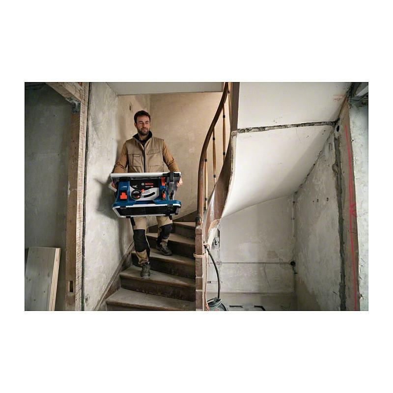 Sharrë Tavoline me Bateri Bosch GTS 18V-216 Professional, 18V, Brushless, 216mm, 4500rpm, 70mm - Blu/Zezë - 7