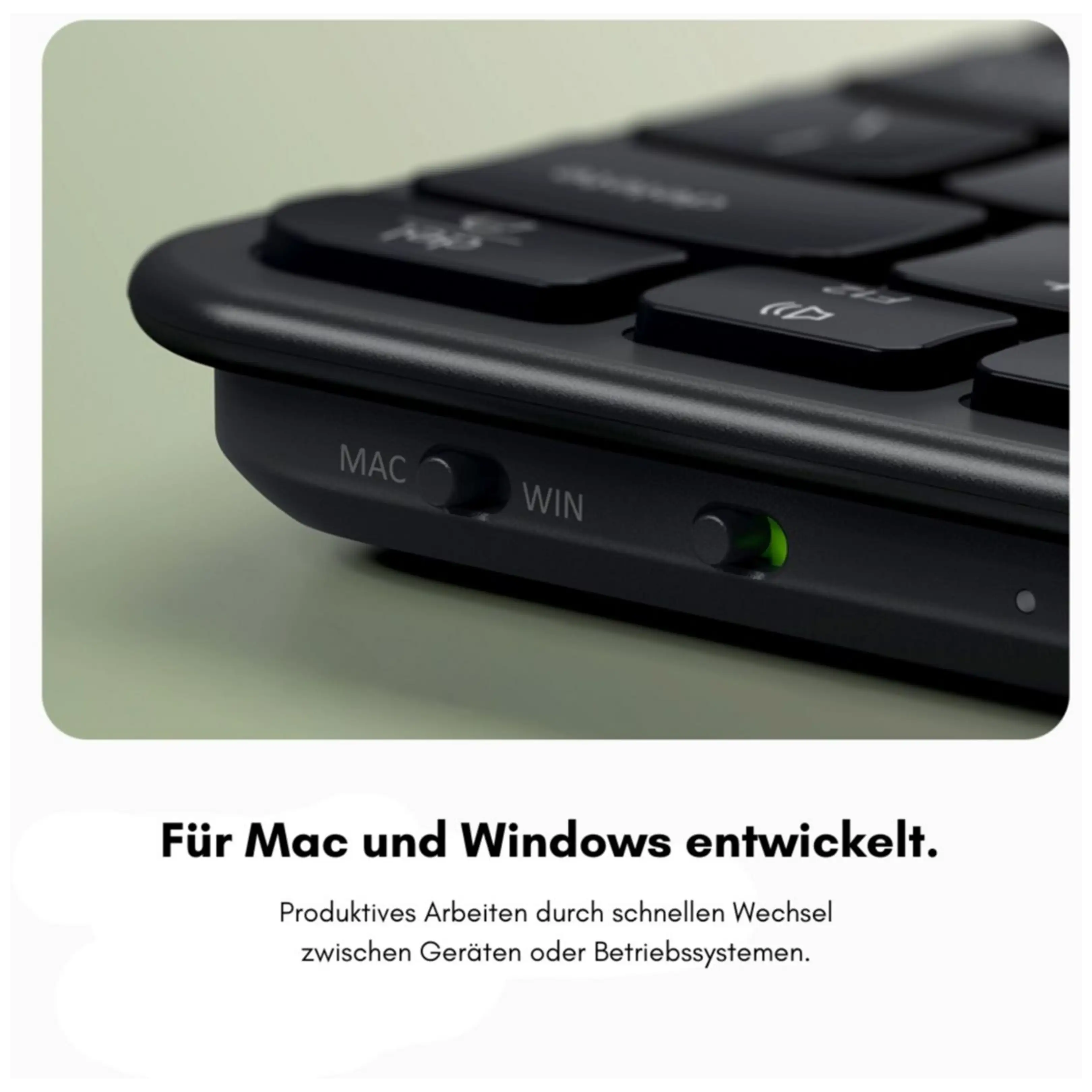 Tastierë Pa kabllo Satechi Slim EX1 / Kompakte / Scissor Switch / Bluetooth + 2.4 GHz / USB-C / Gjerman - Zezë - 5