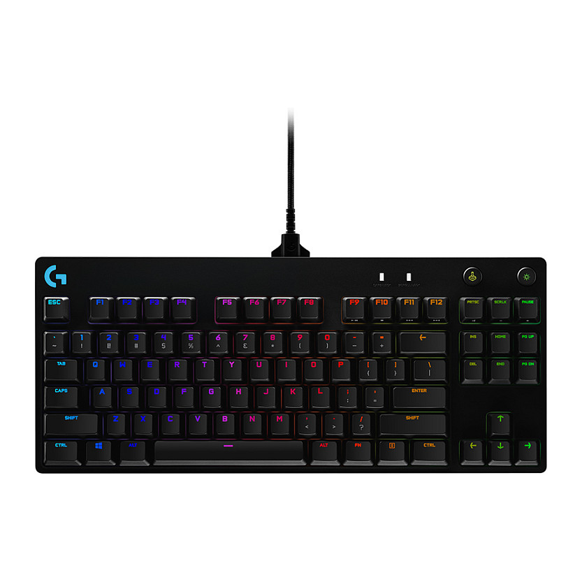 Tastierë Gaming Logitech G Pro Mekanike Wired / QWERTY - Zezë - 1