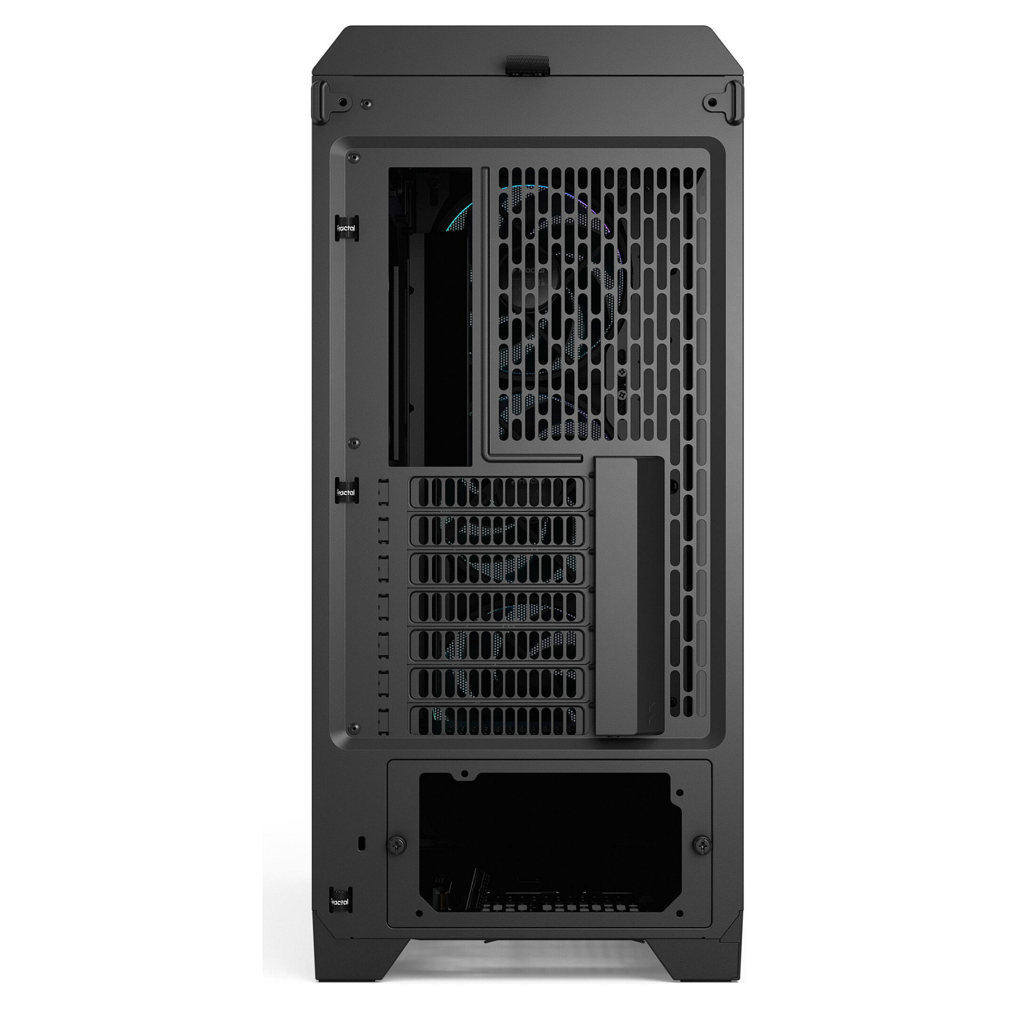Kasë PC Fractal Design Meshify 3 Black RGB TG Light Tint / EATX / ATX / 3x 140mm RGB Fan / Tempered Glass - Zezë - 7