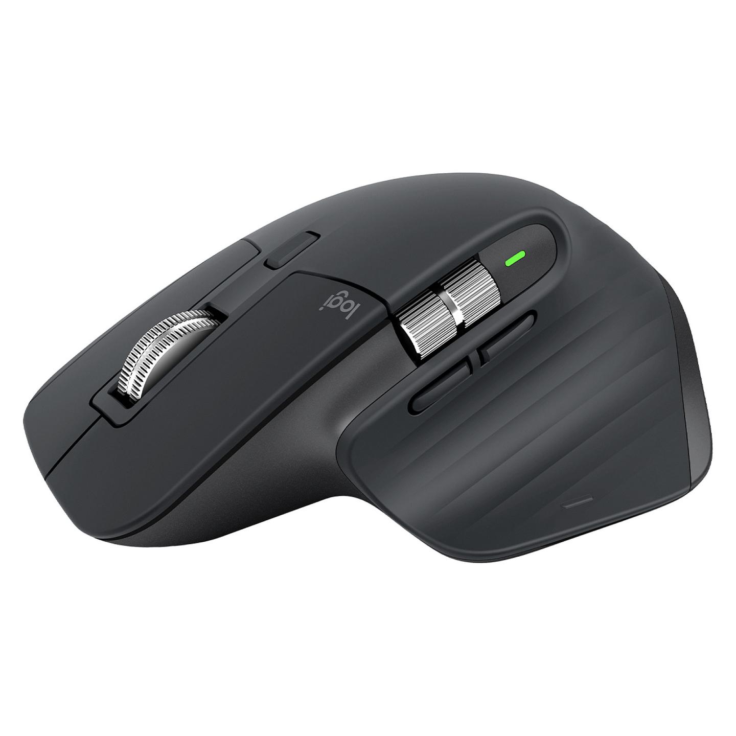 Maus pa kabllo Logitech MX Master 3S / Bluetooth / Logi Bolt / 200–8000 DPI / 7 Butona - Grafit - 11