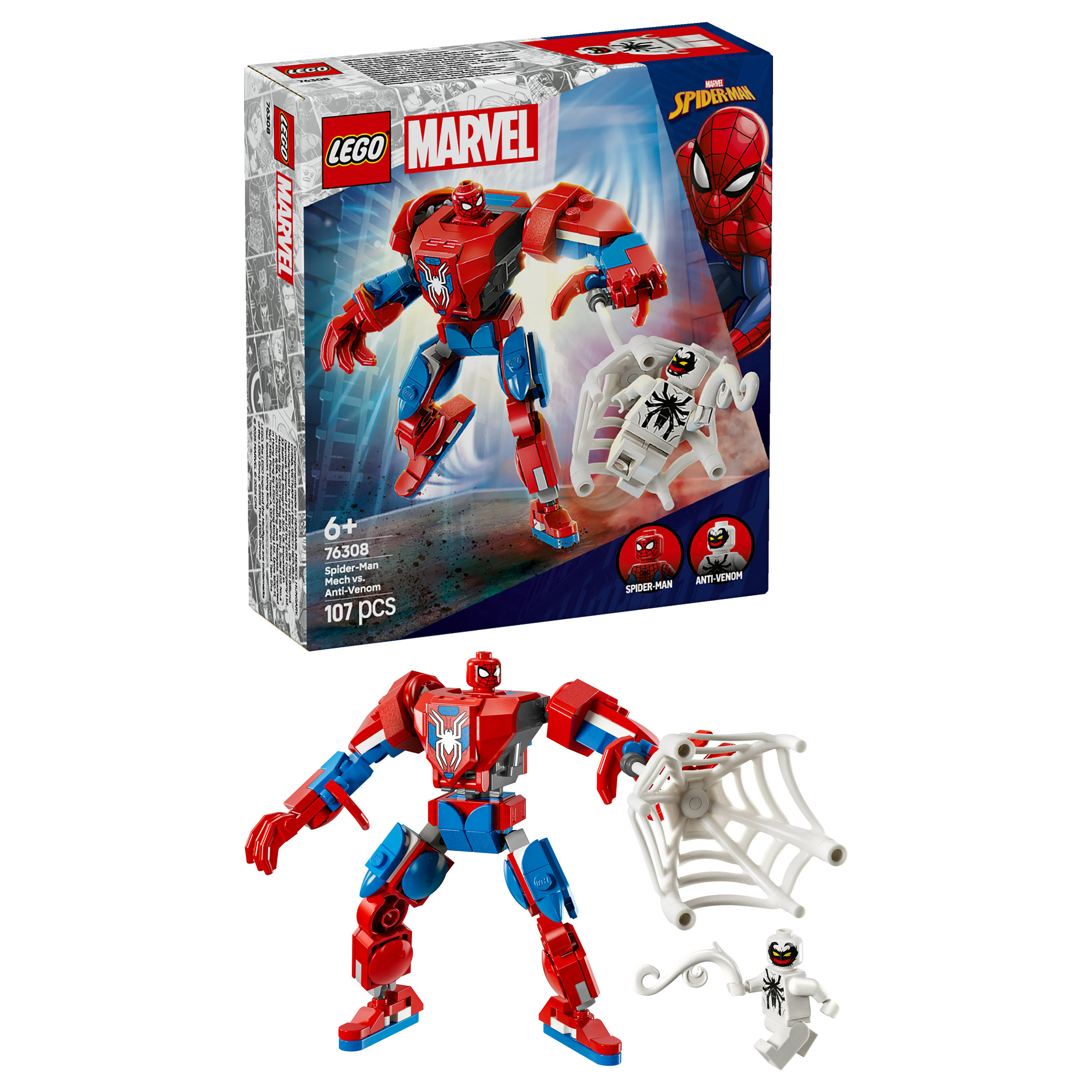 LEGO 76308 Marvel Super Heroes Spider-Man Mech vs Anti-Venom - 13