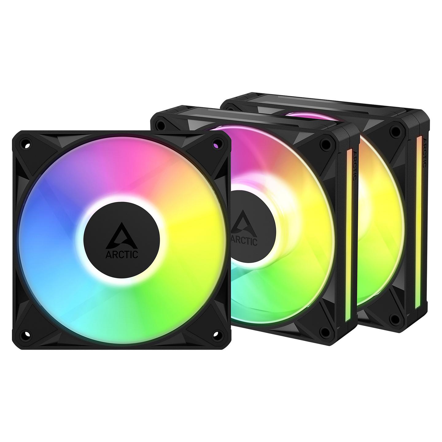 Ftohës për Kasë ARCTIC BioniX P14 A-RGB, 3x140mm, PWM, 2500 RPM, 110 CFM, A-RGB - Zezë