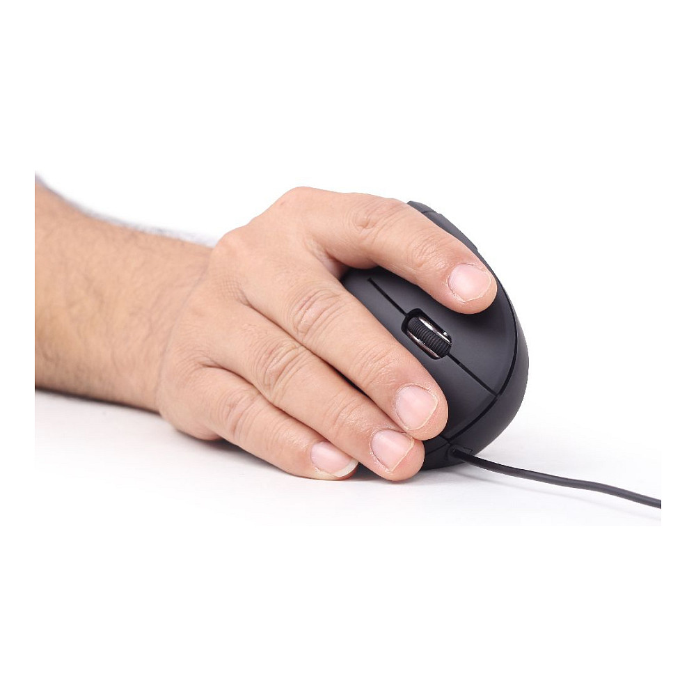 Maus me kabllo Gembird MUS-ERGO-01 / 3200 DPI / USB-A / 6 Butona - Zezë - 3