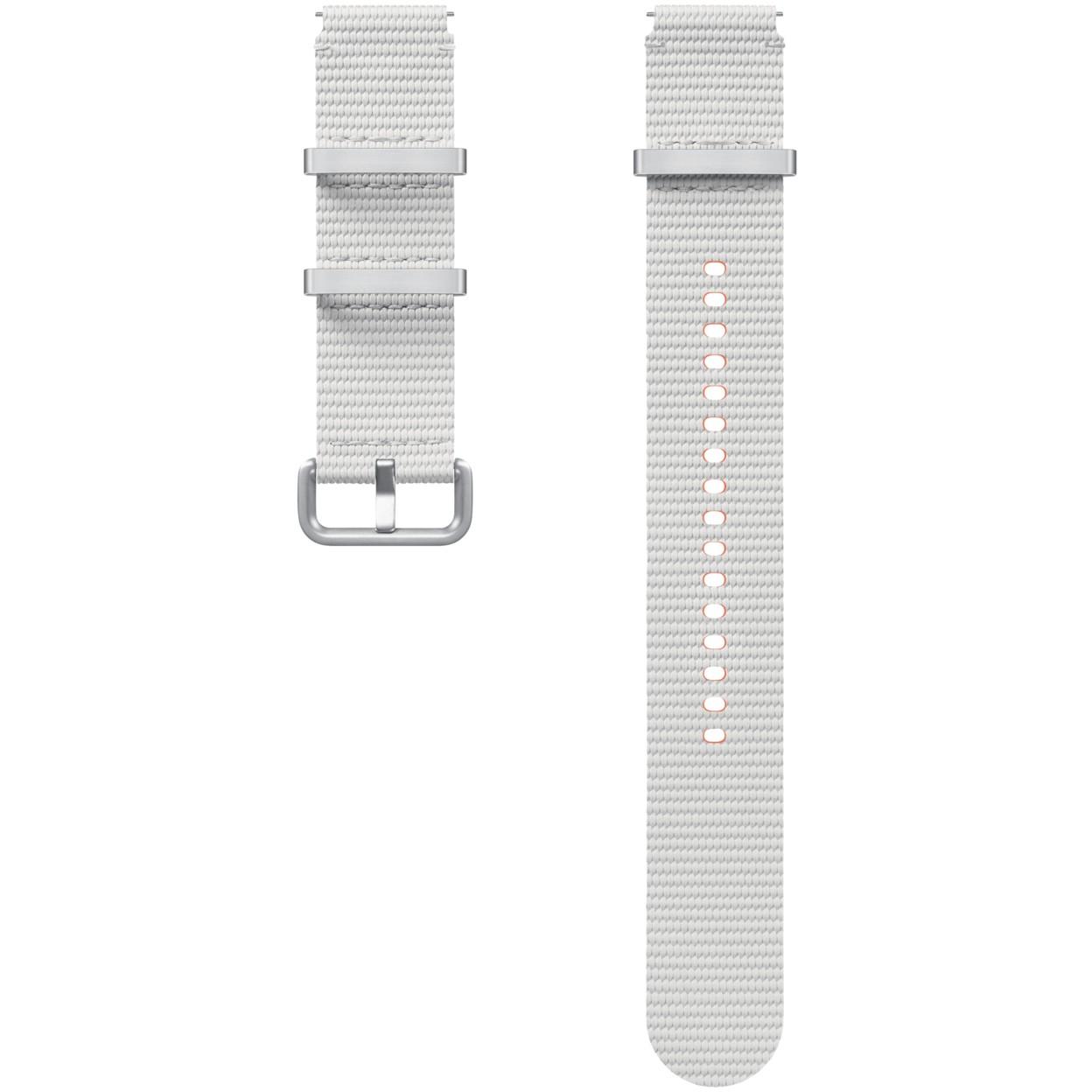 Rrip për Orë Samsung Athleisure Band / M/L / Galaxy Watch4/5/6/7/FE / One Click - Argjend