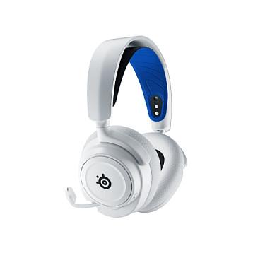 Kufje Gaming SteelSeries Arctis Nova 7P / 40 mm / Wireless 2.4 GHz + Bluetooth / 38 orë / Mikrofon – Bardhë