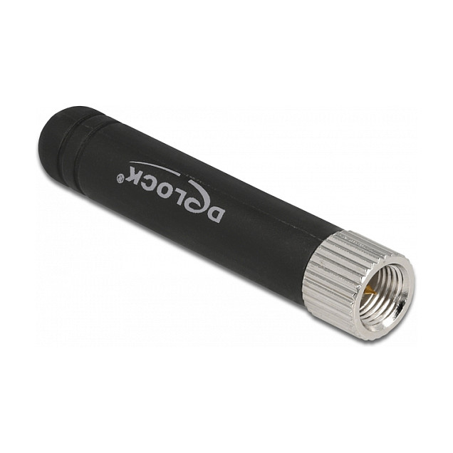 Antena për rrjet DELOCK ISM / SMA Male / Omnidirectional / Flexible – Zezë - 2