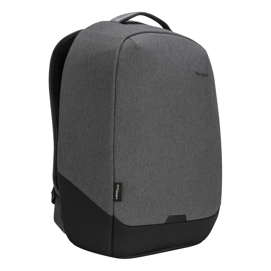 Çantë për laptop Targus Cypress TBB58802GL / Security Backpack / 15.6" / 21 L / EcoSmart / Padded Laptop Compartment / No External Pockets / Trolley Strap - Gri/Zezë - 1