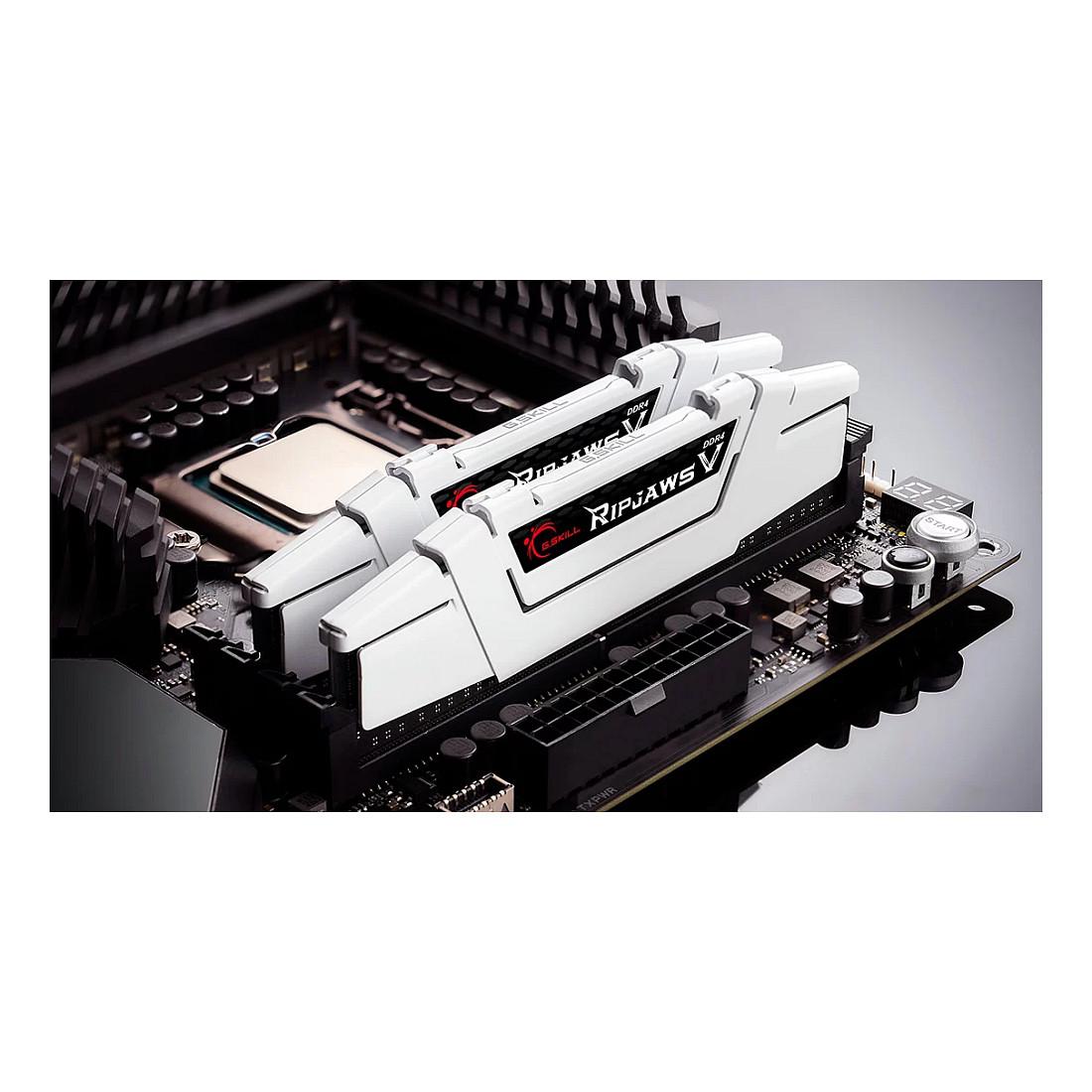 RAM Memorie DDR4 G.SKILL Ripjaws V, 32GB (2x16GB), DIMM, 3600MHz, CL18, Intel XMP 2.0 - Bardhë - 4