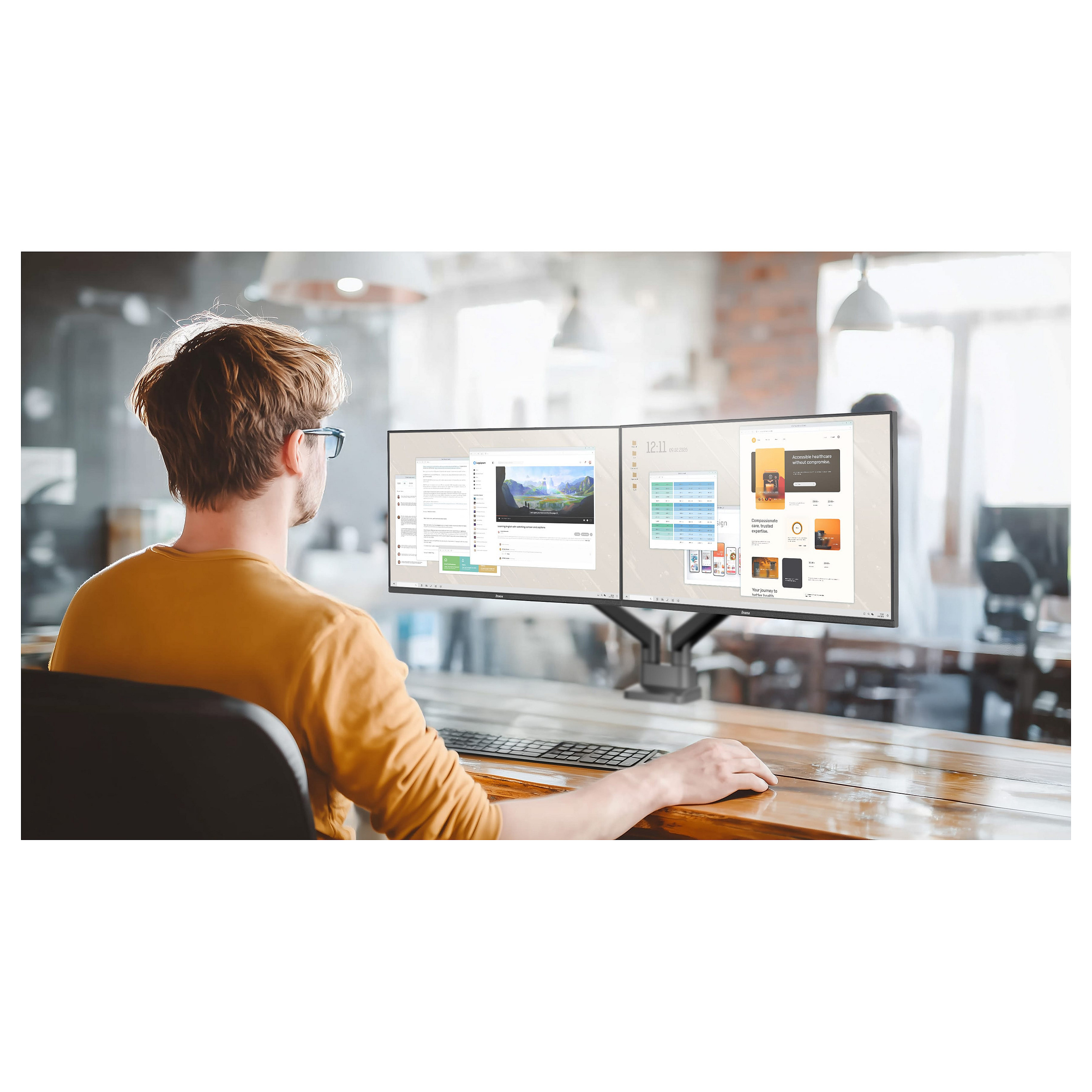 Monitor iiyama ProLite X2493HSU-B1 / 24"/ Full HD IPS LED / 120Hz / 1ms / HDMI+DP - Zezë - 22