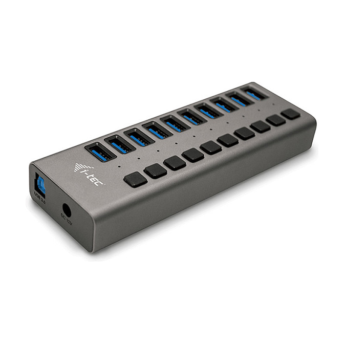 USB Hub D I-TEC, USB 3.0, 10 porte, 48 W - 1
