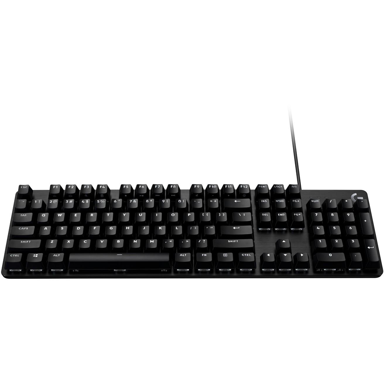 Tastierë Gaming Logitech G413 SE, Wired, AZERTY (FR), Mekanike, Full-Size, USB, Ndriçim LED - Zezë - 4