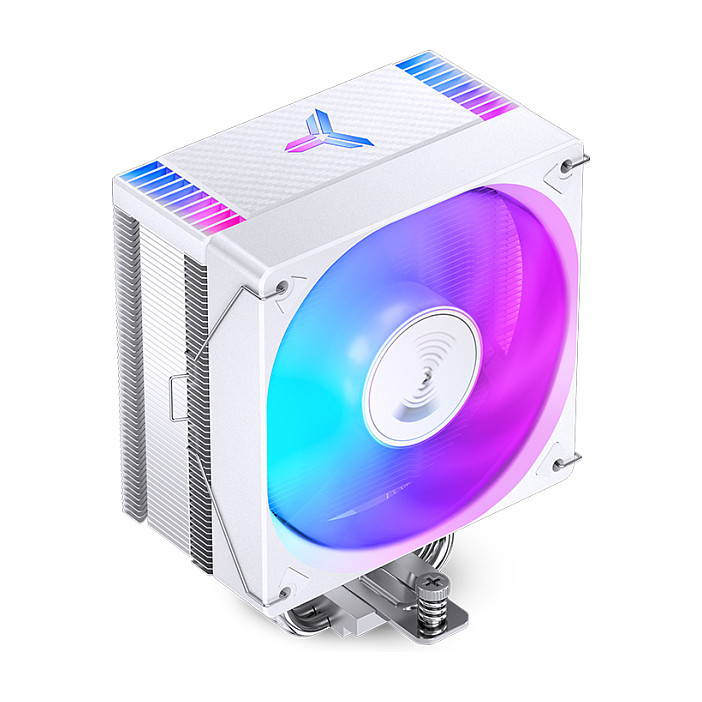 Ftohës për Procesor Jonsbo CR-1000 EVO RGB / 120mm PWM Fan / 4× Heatpipe / RGB / AM4/AM5 / LGA1150/1151/1155/1156/1200/1700/1851 – Bardhë