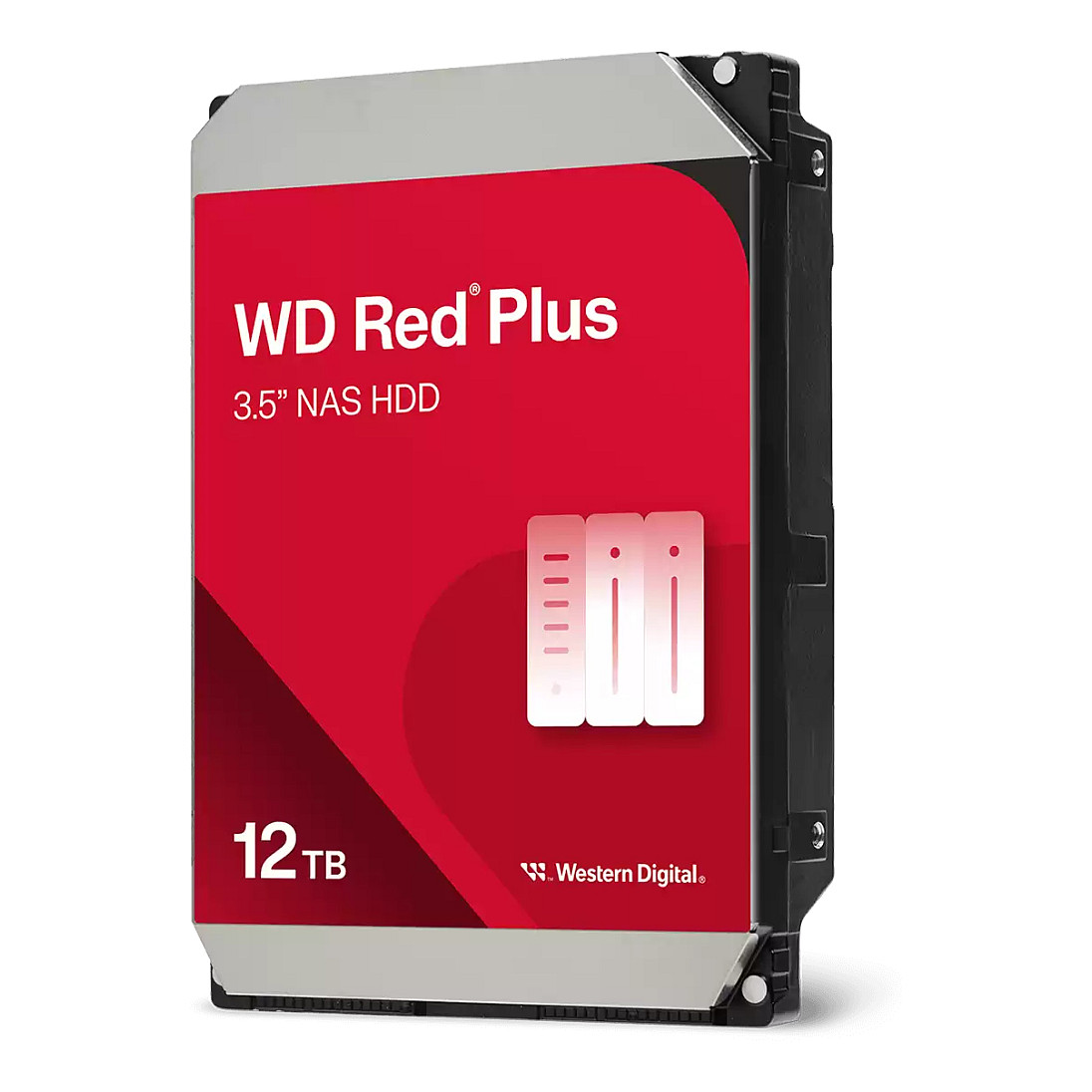 HDD e brendshme 12TB WD Red Plus SATA 6Gb/s 8.89cm 3.5Zoll HDD - 1