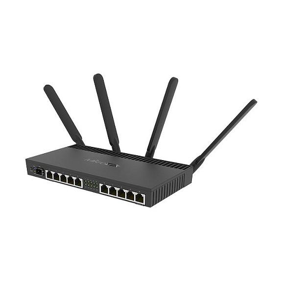 Ruter MikroTik RB4011iGS+5HacQ2HnD-IN, Wi-Fi 5 AC2000, Dual-Band, 10× Gigabit Ethernet, 1× SFP+ 10Gbps, PoE - Zezë - 2