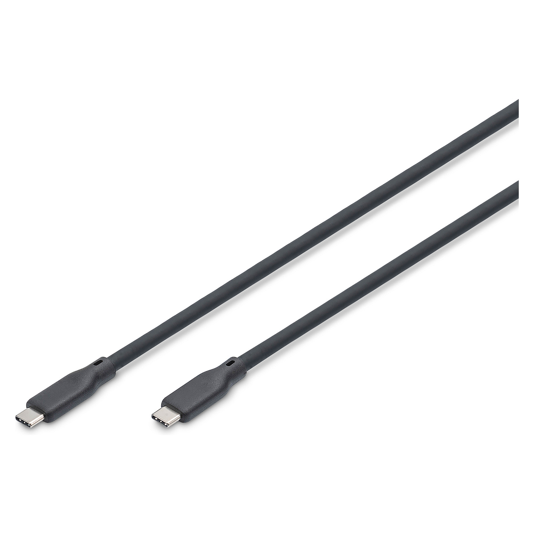 Kabllo Digitus USB-C 3.2 (ST-ST) 0.5m 4K 100W, e zezë - 1