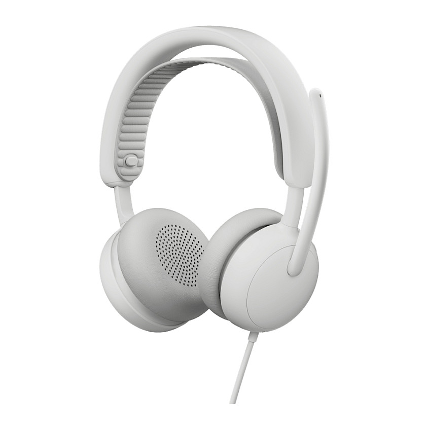 Kufje me kabllo Logitech Zone Wired 2 / USB-C & USB-A / ANC - Off-white