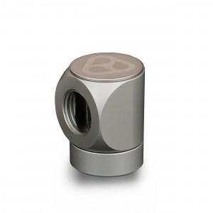 Aksesor për Ftohës Thermal Grizzly DeltaMate Rotary 45° / G1/4" Mashkull + Femër / Rotary / Custom Watercooling – Zezë - 1