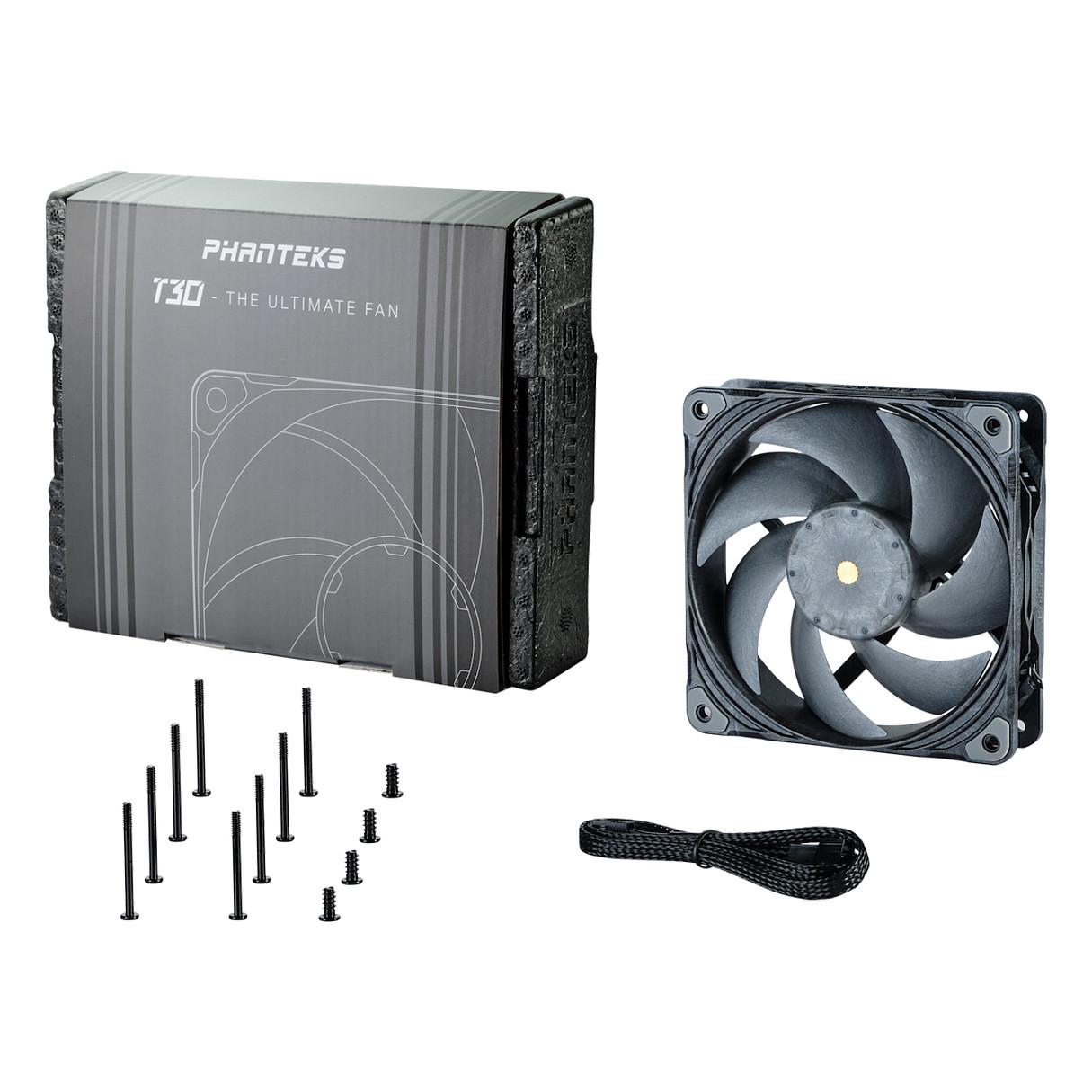 Ftohës për Kasë Phanteks T30-120 / 120mm / 3000 RPM / PWM – Zezë - 6