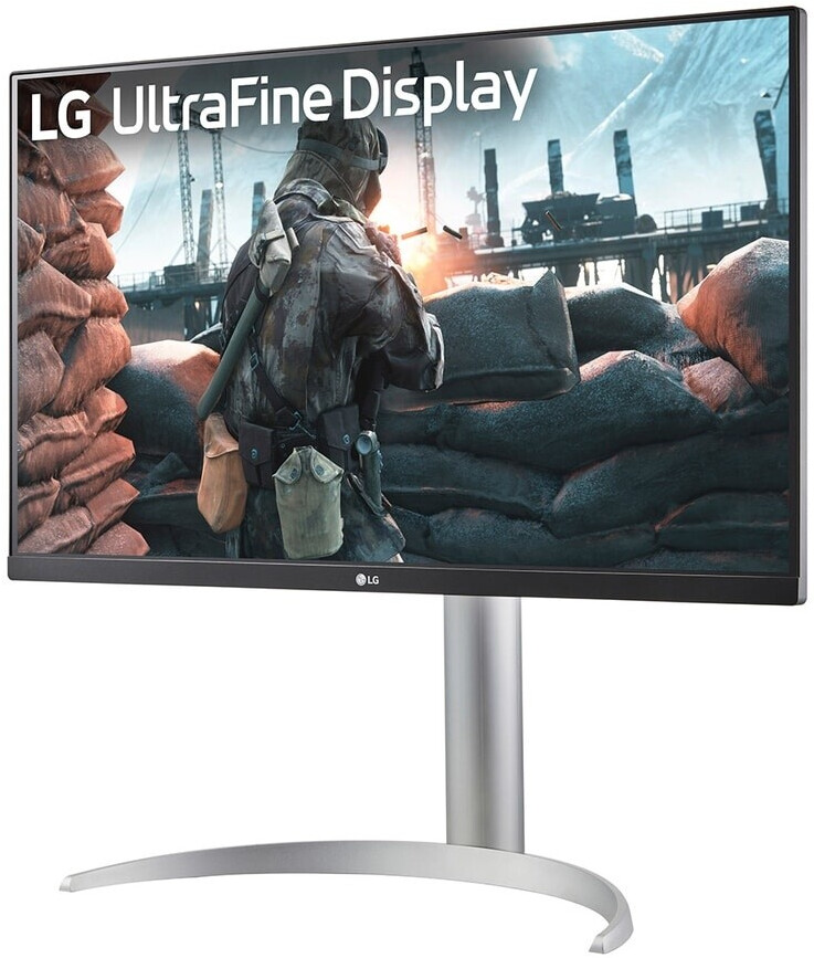 Monitor LG 27UP650K-W / 27″ / 4K Ultra HD IPS LED / 60Hz / 5ms / HDMI + DP – Argjendi / Zezë