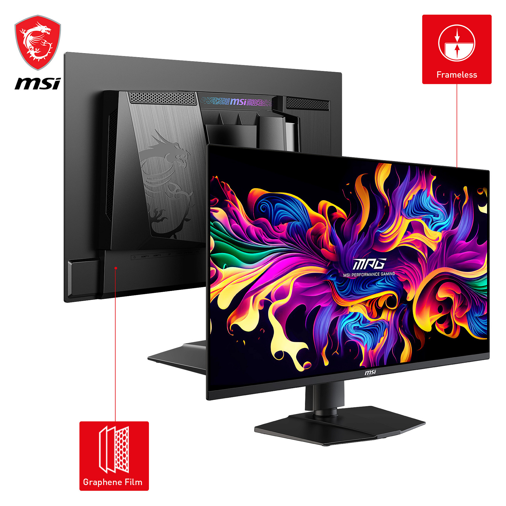 Monitor Gaming MPG 271QRXDE / 26.5"/ Wide Quad HD QD-OLED / 360Hz / 1ms / USB+HDMI+DP - Zezë - 3