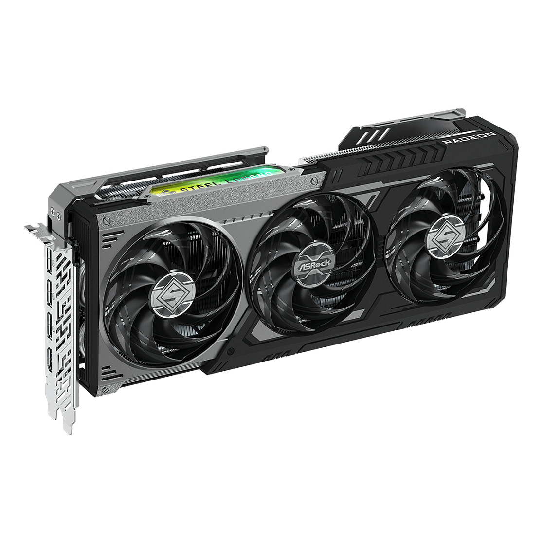 Kartelë Grafike AMD Radeon RX 9070 GRE / 12GB GDDR6 / 192-bit / ASRock Steel Legend - 3