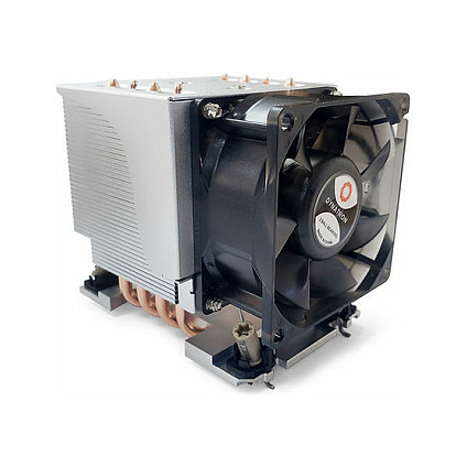 Ftohës për Procesor Dynatron S6-4710 / 80mm Fan / 1300–4500 RPM / Dual Ball Bearing / 12V / 128×91×110mm – Zezë/Gri