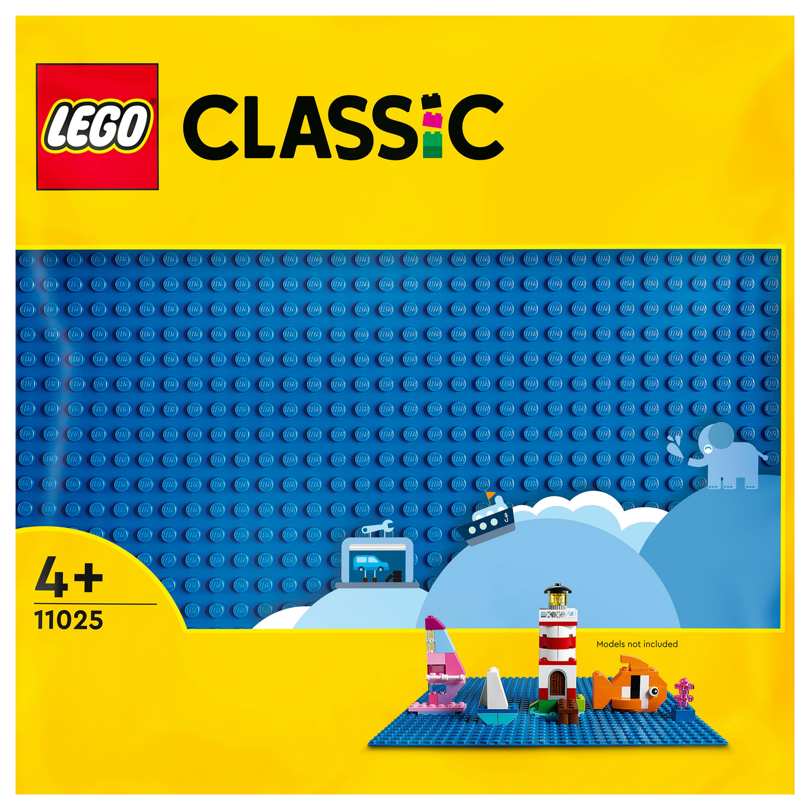 Lodër LEGO Klasik- Bazë e kaltër - 8