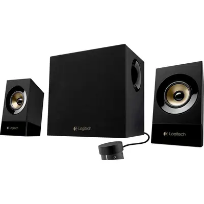 Logitech Z533 – Altoparlant 2.1, 60W RMS, 120W Peak, 2x15W Satellite, 30W Subwoofer, RCA, 3.5mm – Zezë
