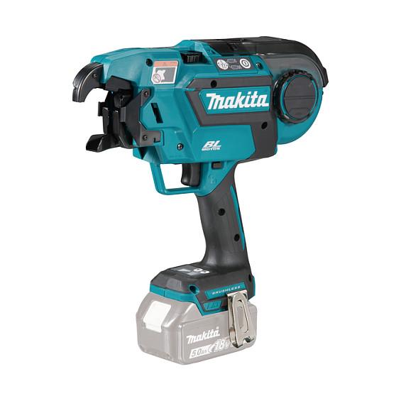 Makinë Lidhëse për Armaturë me Bateri Makita DTR180ZJ, 18V, Brushless, Tel 0.8mm, me Valixhe - Blu/Zezë
