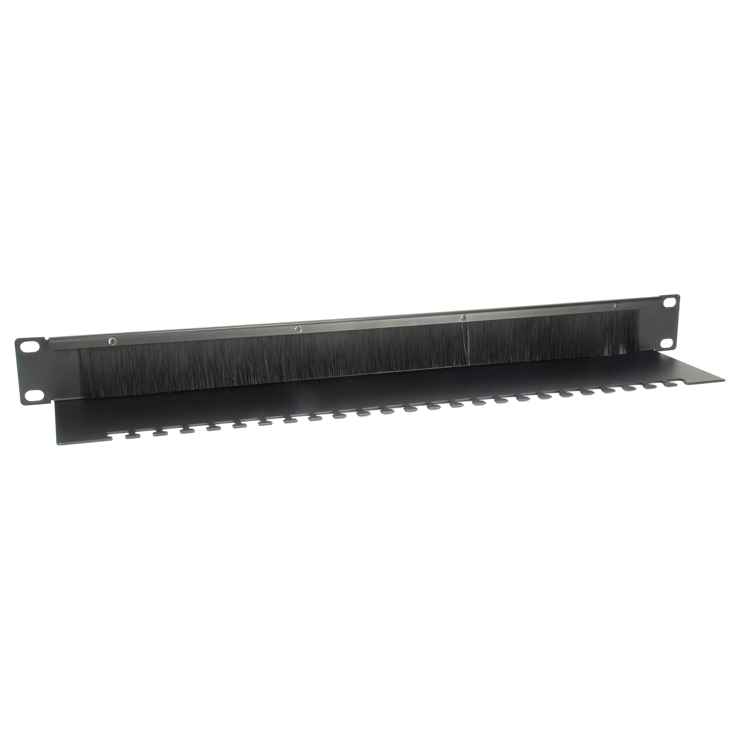 Aksesorë Rack / 19" Cable Entry Panel / 1U / Brush Insert - Zezë - 2