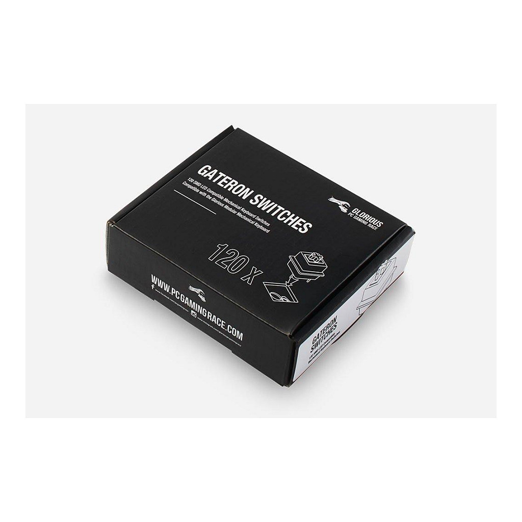 Aksesorë për Tastierë Switch-e Mekanike Gateron Black / 120-Pack / MX-Compatible / SMD LED - Zezë