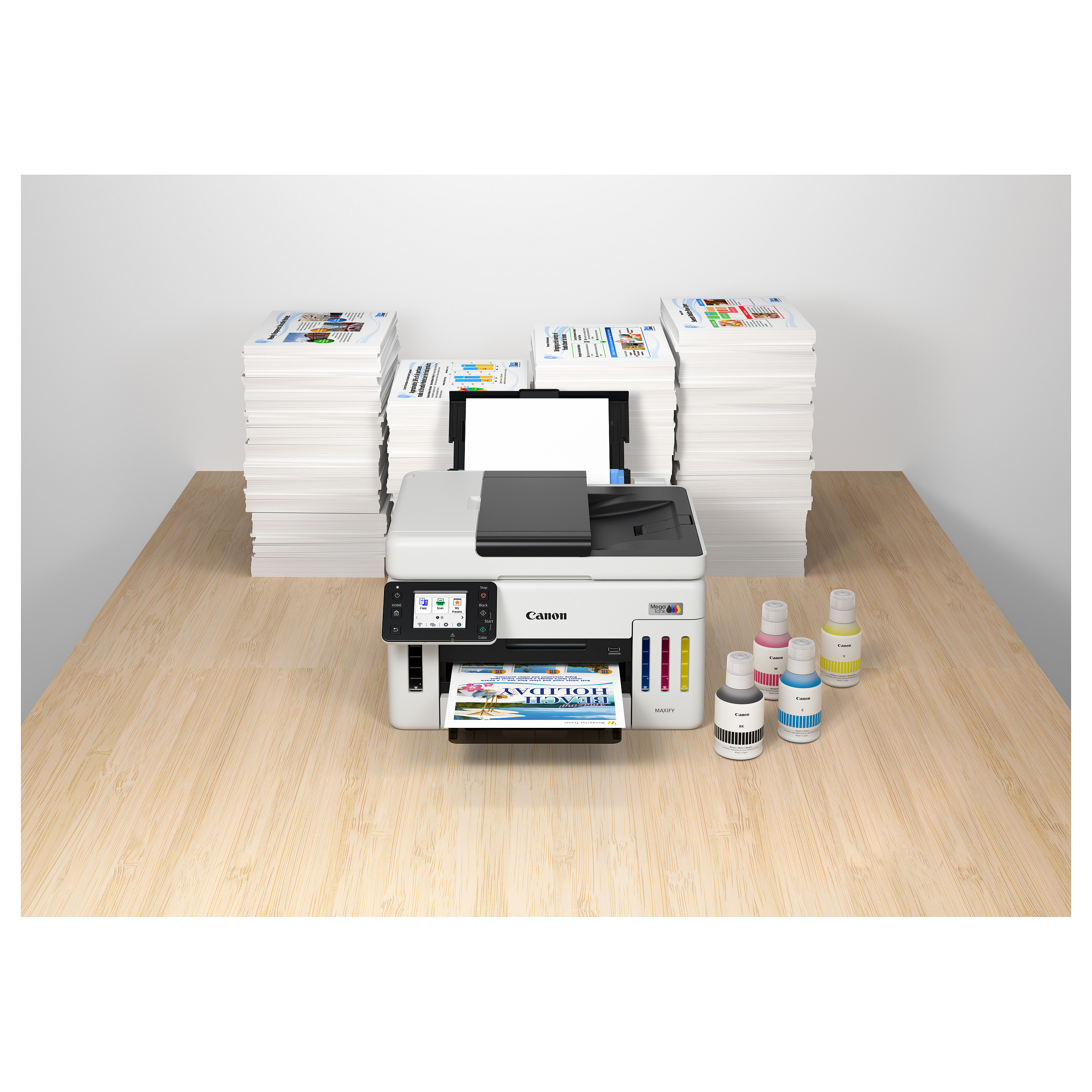 Printer Inkjet Canon MAXIFY GX6150 MegaTank / Color / 3-in-1 - Bardhë / Zezë - 19