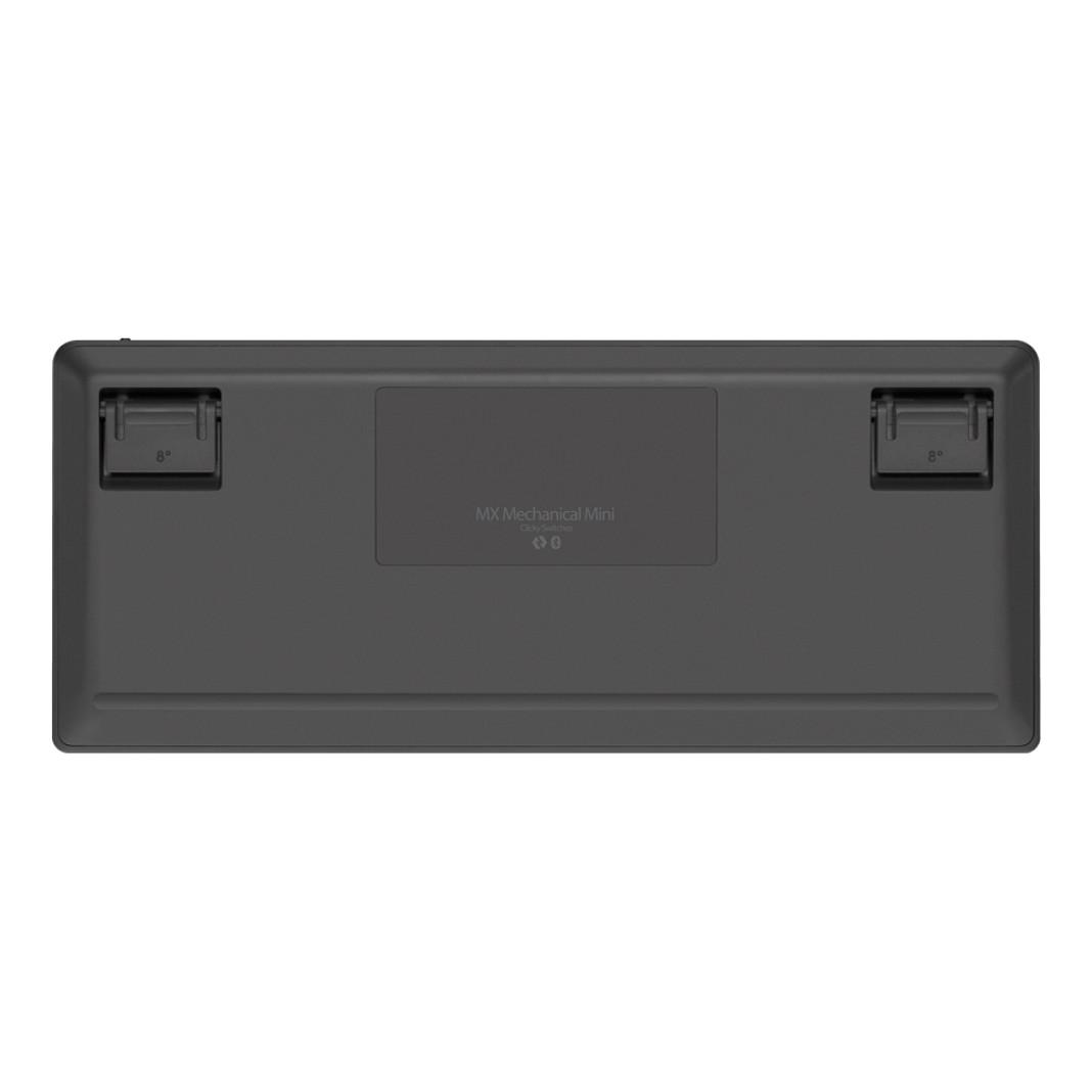 Tastierë pa kabllo Logitech MX Mechanical Mini / US International / Mini / Mekanike / Clicky / Low-Profile / Bluetooth + Logi Bolt / Ndriçim LED – Gri - 2