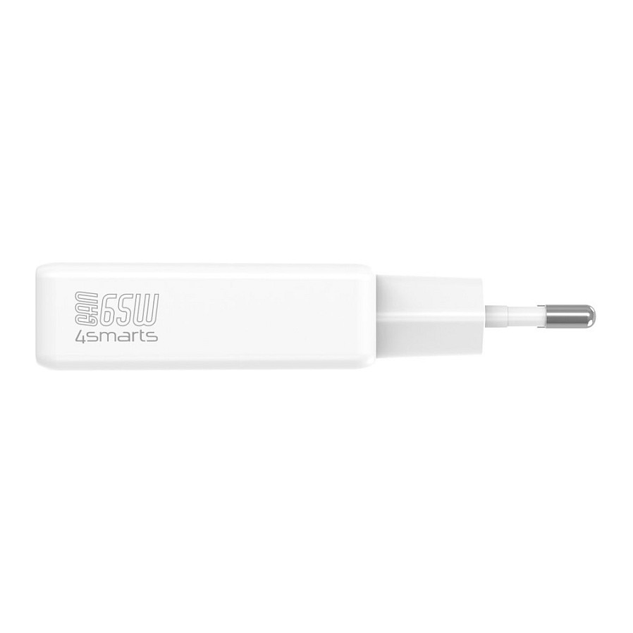 Adapter Wall Charger 4smarts PDPlug Slim Dual 65W GaN 2xUSB-C - Bardhë - 2
