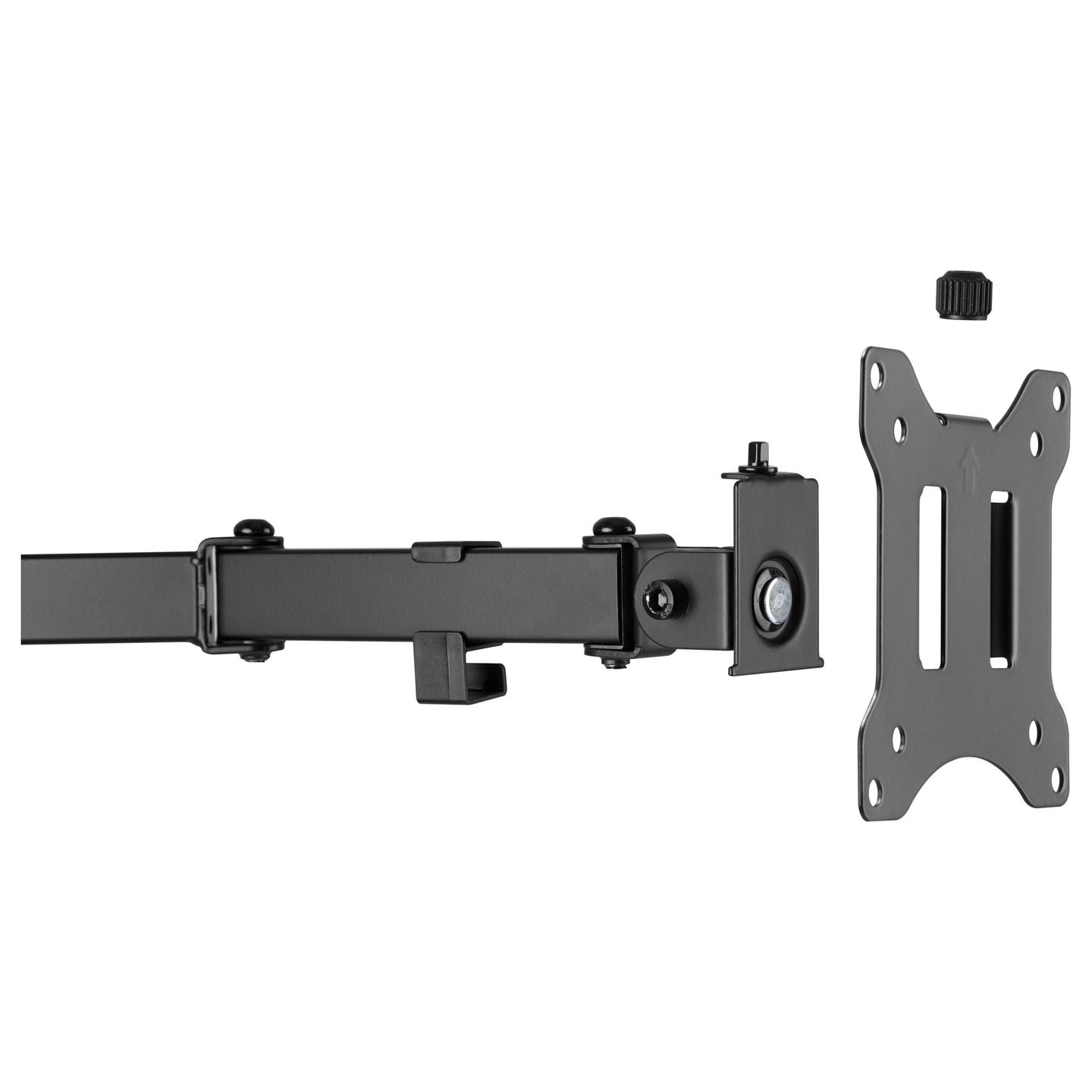 Mbajtëse për Monitor Equip 650123 , 2 Monitorë , 17–32" , deri 8kg për monitor , e rregullueshme , VESA 75x75–100x100 - Zezë - 3