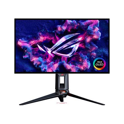 Monitor Gaming ASUS ROG Swift OLED PG27UCWM, 26.5", 4K UHD WOLED, 240Hz, 0.03ms, HDMI + DisplayPort + USB-C, USB Hub, Pivot, VESA - Zezë
