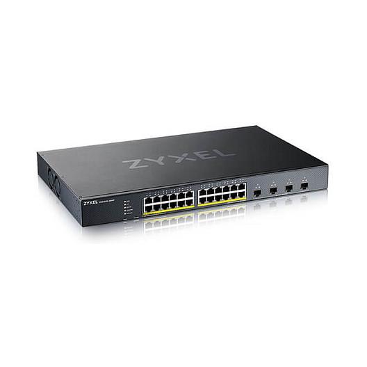 Switch Zyxel XGS1935-28HP, 24x Gigabit Ethernet RJ45 PoE+, 4x 10G SFP+, PoE 375W, 128Gbps, Layer 3 Lite, Rack 1U - Zezë - 2