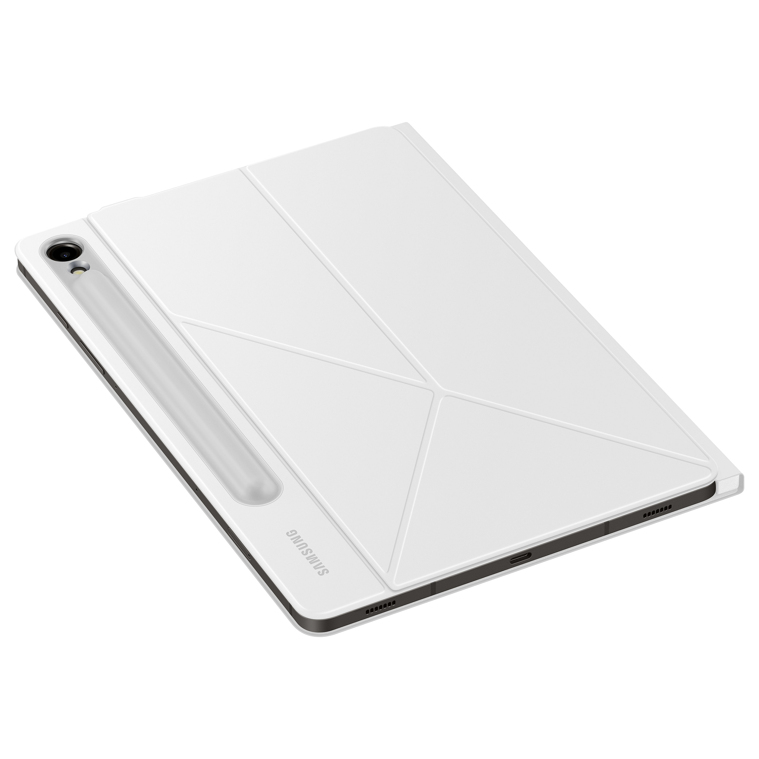 Case Tablet Samsung / Folio / Galaxy Tab S9 / Tab S9 FE / Tab S10 FE / 11" - Bardhë - 3