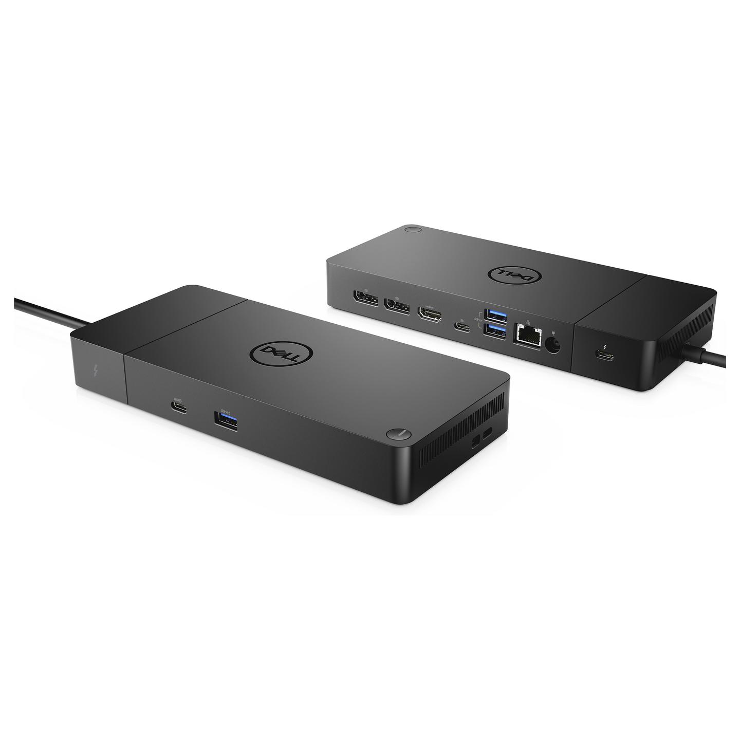 Docking Station Dell WD19TBS / 3x USB-A / 2x USB-C / 1x Thunderbolt 3 / 2x DisplayPort / HDMI / Gigabit Ethernet / 130W PD – Zezë