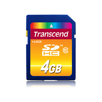 Kartë Memorie SD CARD 4GB Transcend Ultimate SDHC 10MB/s - 1