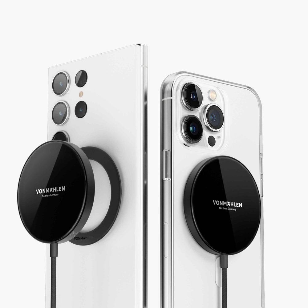 Karikues Wireless Vonmählen Aura Mini, Magnetik, 15W, MagSafe, Qi, USB-C, Kabllo 1.5m - Zezë - 4