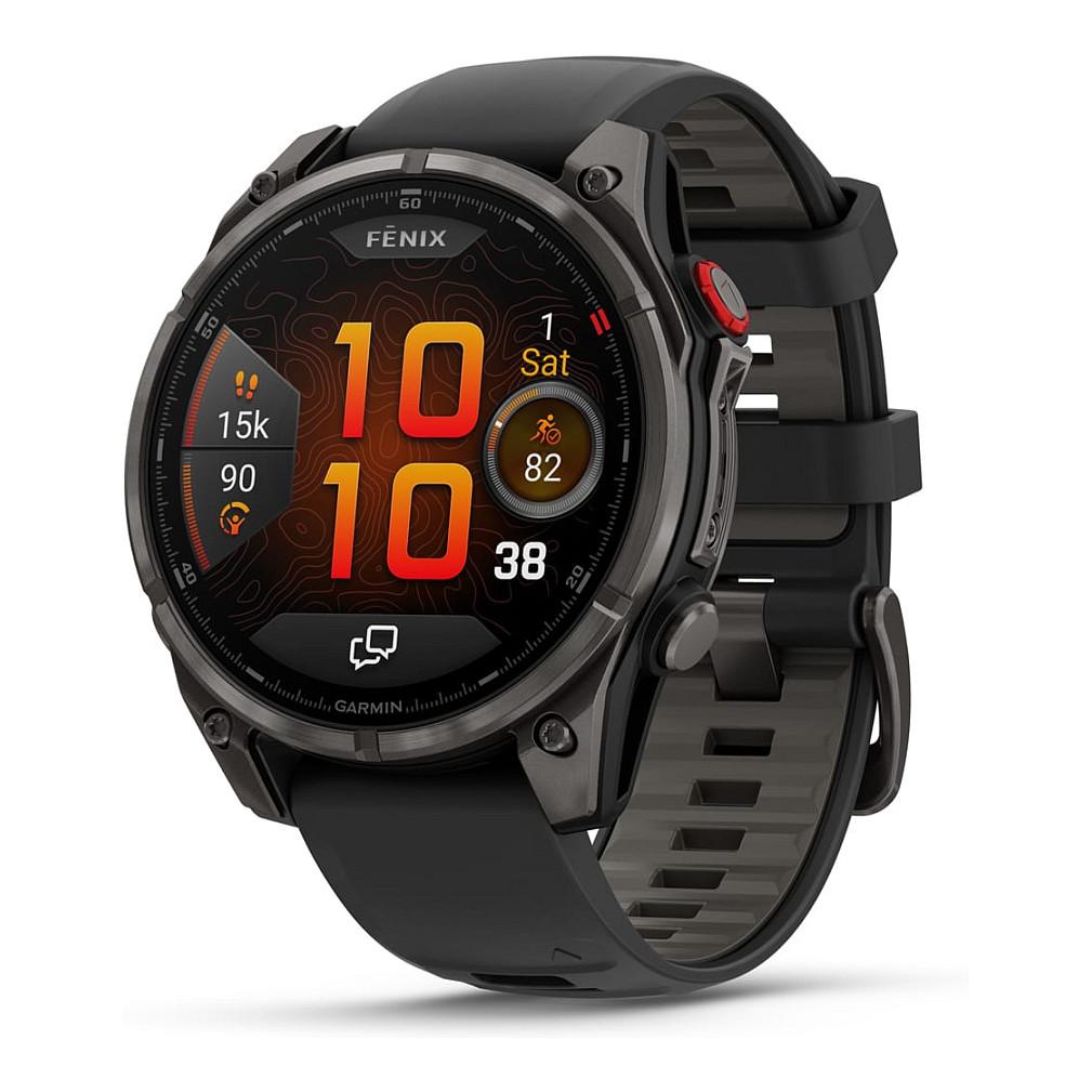 Orë e Mençur Garmin fēnix 8 Pro, 47mm, AMOLED, Sapphire, GPS, LTE - Zezë/Hiri