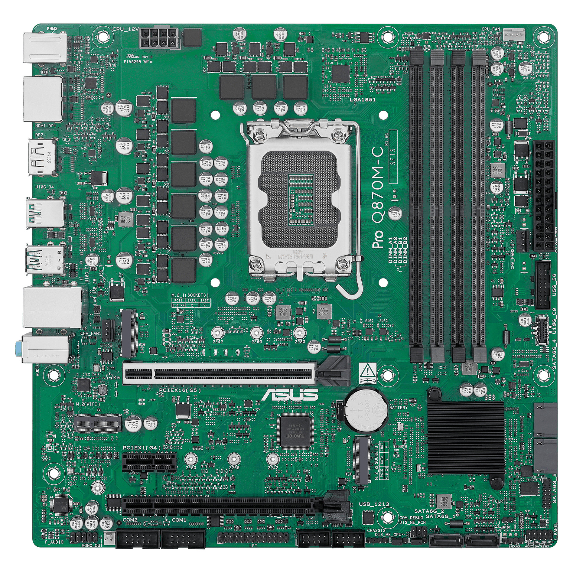 Pllakë Amë Intel ASUS PRO Q870M-C-CSM / LGA 1851 / mATX / DDR5 / HDMI+DP - 2