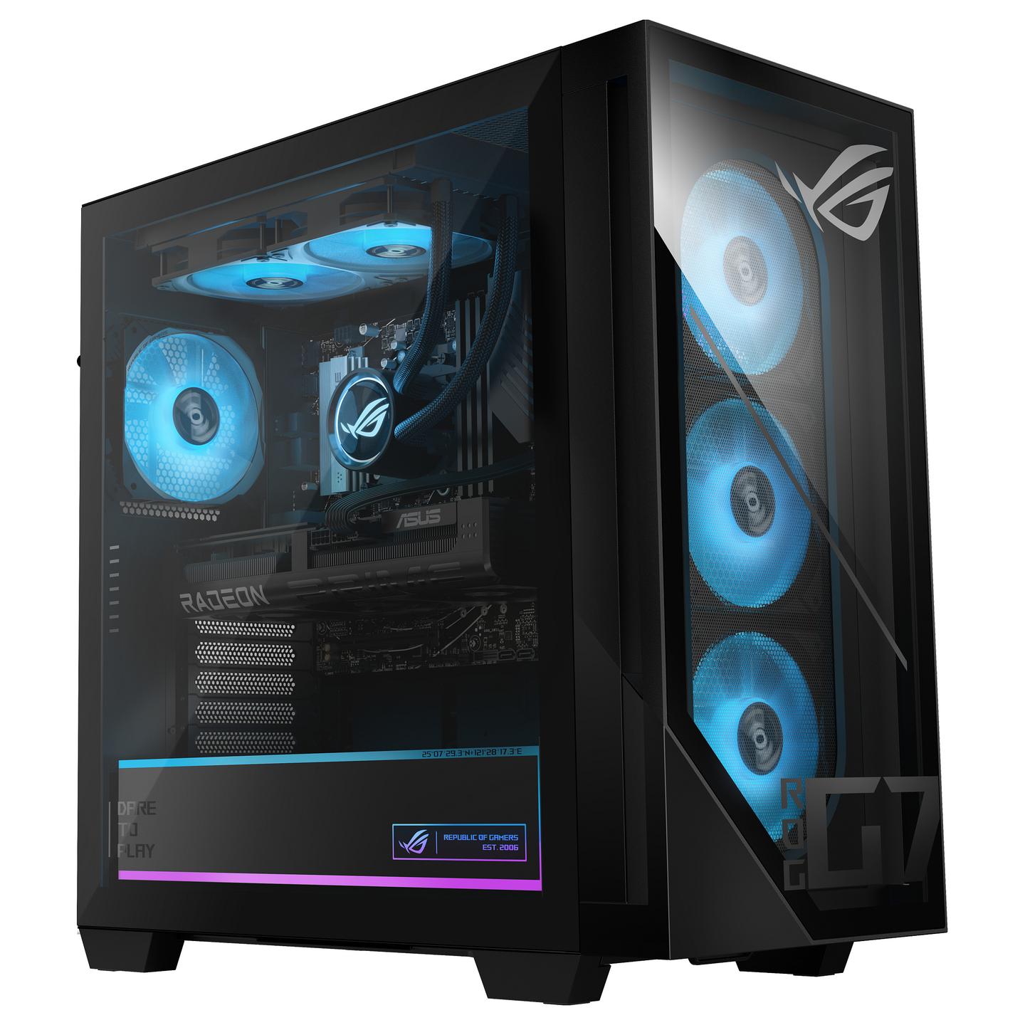Kompjuter Gaming ASUS ROG GM700 GM700TZ-R9800X283W, Ryzen 7 9800X3D, 32GB DDR5, 2TB, RX 9070 XT 16GB - Zezë