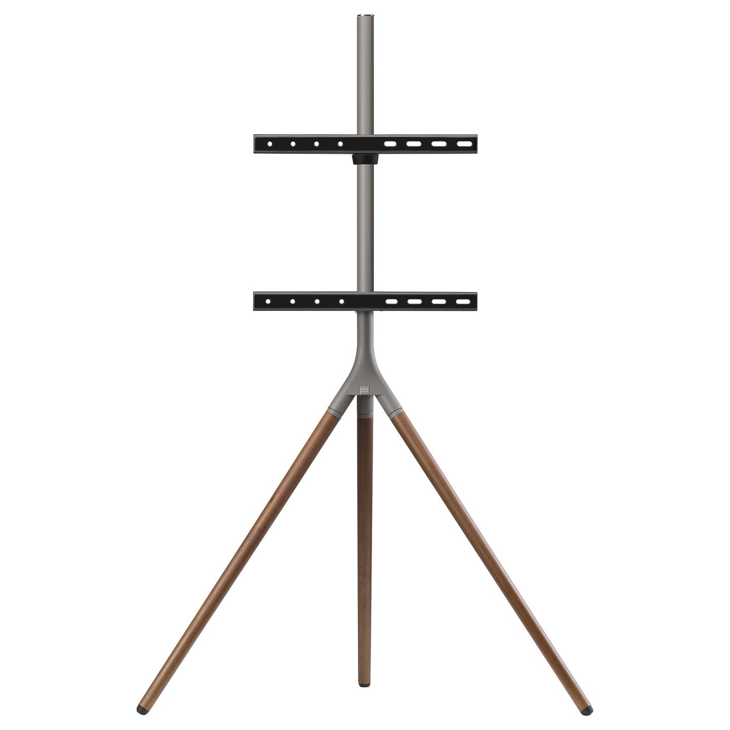 Mbajtëse për TV One For All Tripod WM7471 / 32"-65" / 30kg / VESA 200x100-400x400 / 360° / Dysheme - Argjend/Kafe - 1