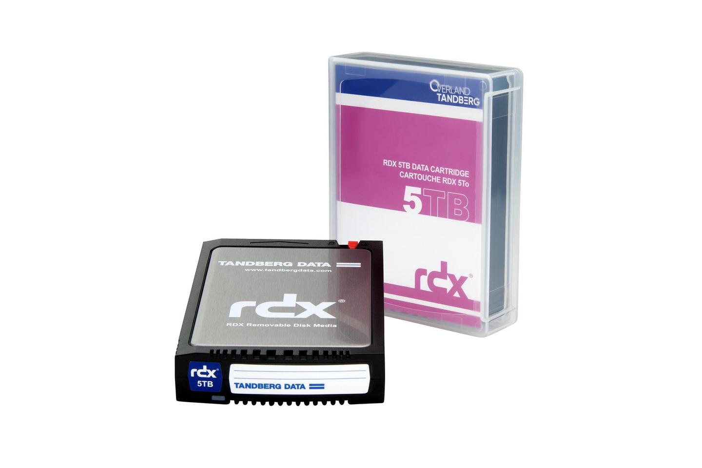 Aksesorë për Disqe Tandberg Data RDX Cassette OT HDD 5TB / 8862-RDX – Zezë