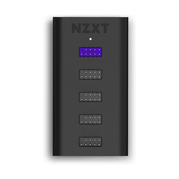 Hub USB i Brendshëm NZXT AC-IUSBH-M3, 4x USB 2.0, SATA, Montim Magnetik - Zezë