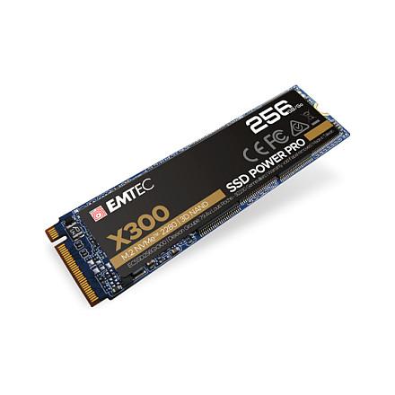 SSD e Brendshme EMTEC X300, 256GB, M.2 2280, PCIe 3.0 x4 NVMe, 1700MB/s Read, 1000MB/s Write