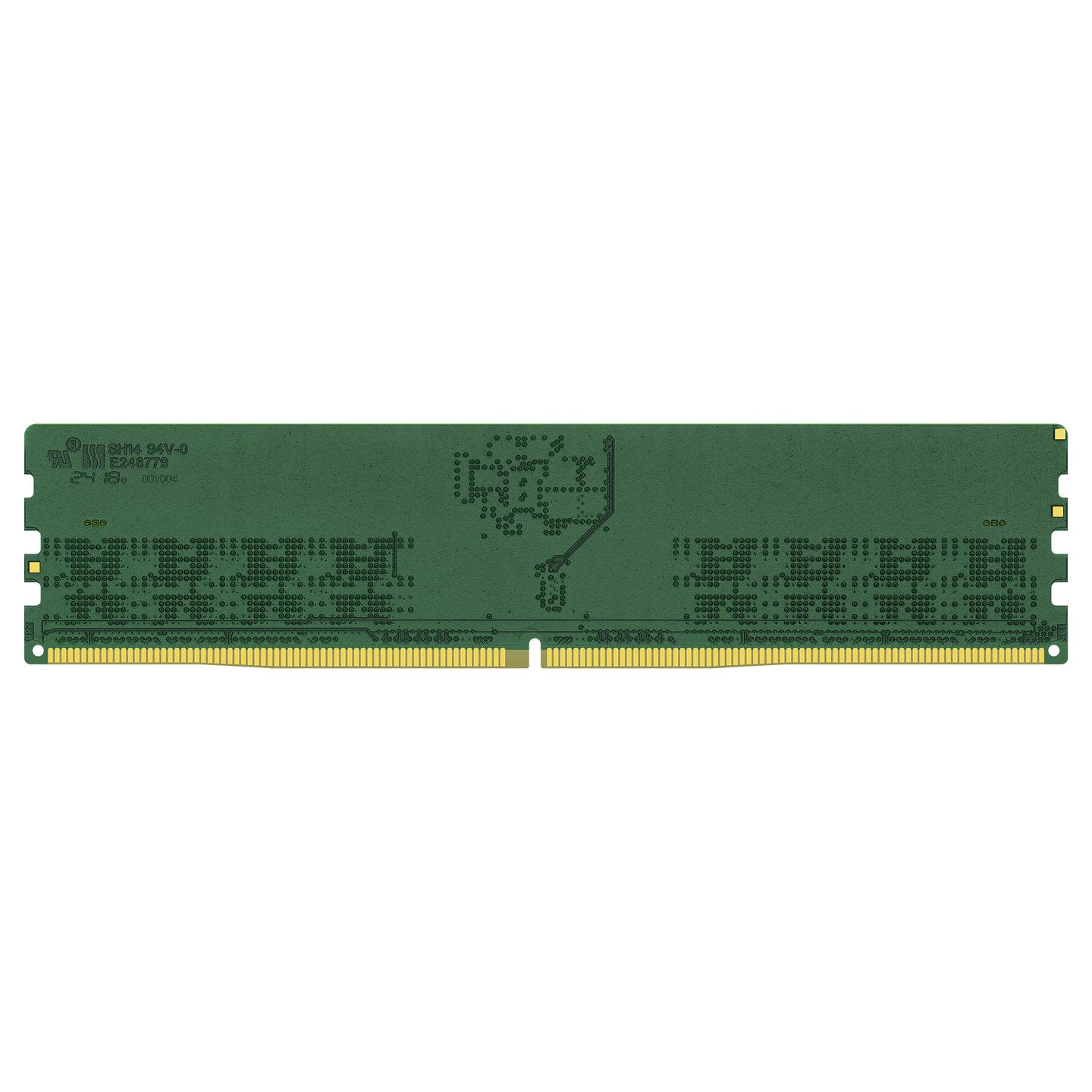 RAM Memorie DDR5 Kingston ValueRAM, 32GB, CUDIMM, 6400MHz, CL52, 1.1V, 288-pin - Gjelbër - 3